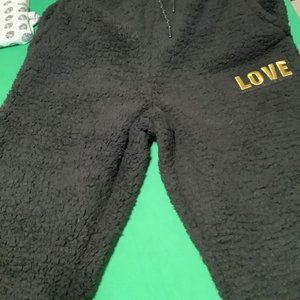 Fuzzy Sweatpants Size L (11-13)